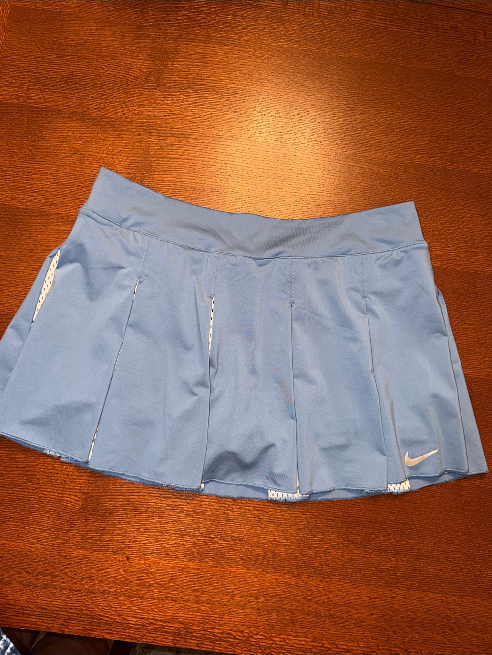 Nike Light Blue Pleated Tennis/Athletic Skort